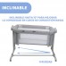Cuna colecho Next2me Magic Evo Grey Mist de Chicco